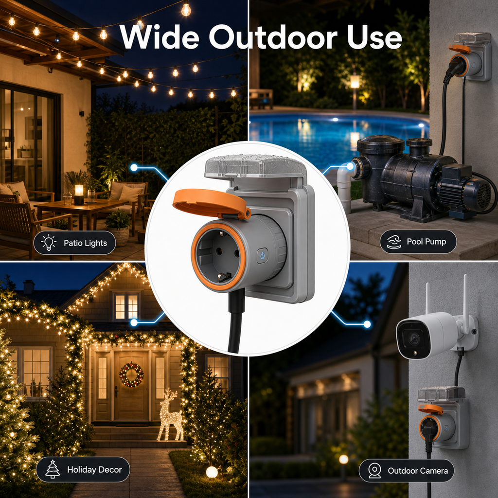 NéoPlug Outdoor Matter Pro wide outdoor use cases