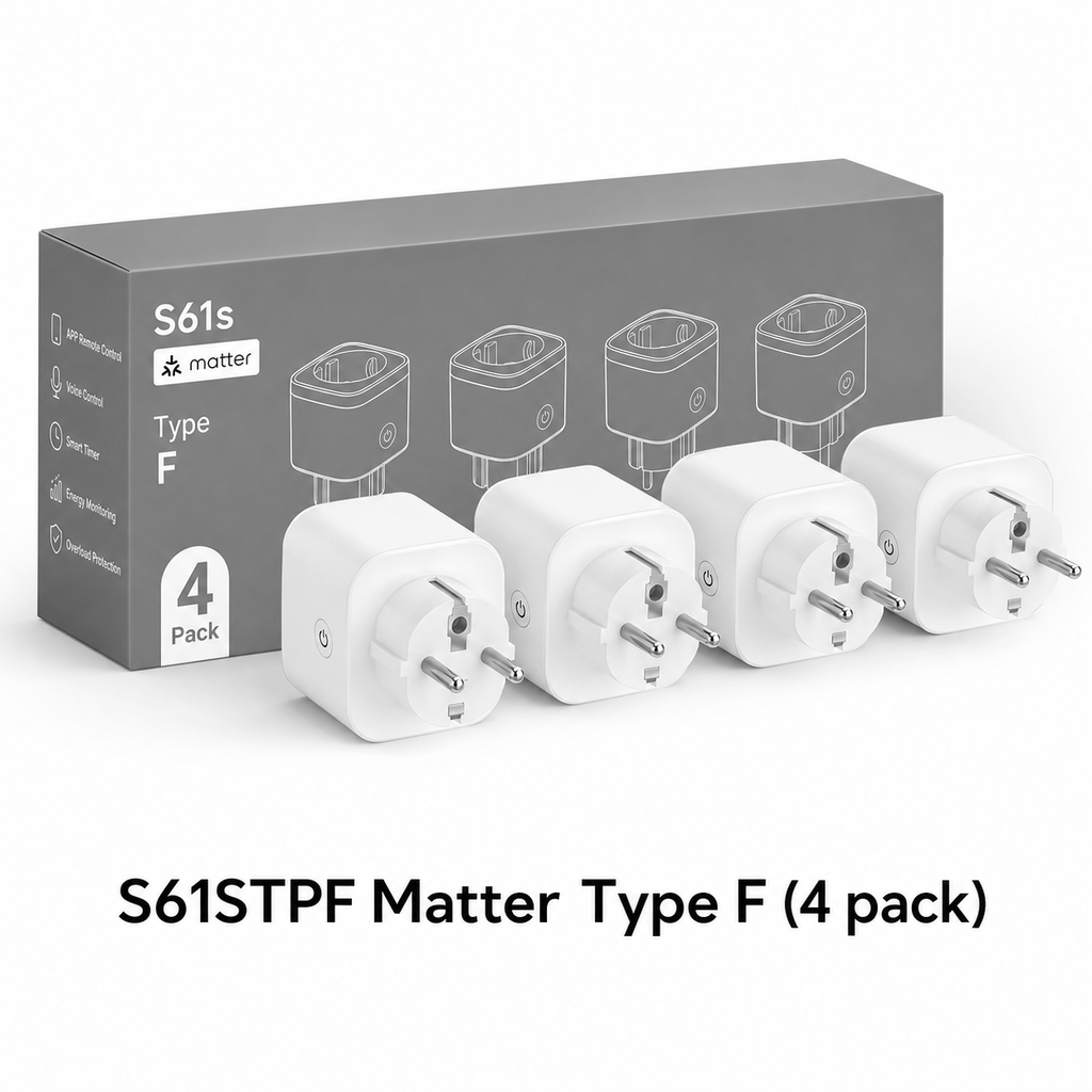 NéoPlug S61STPF Matter Type F 4 pack smart plugs with packaging