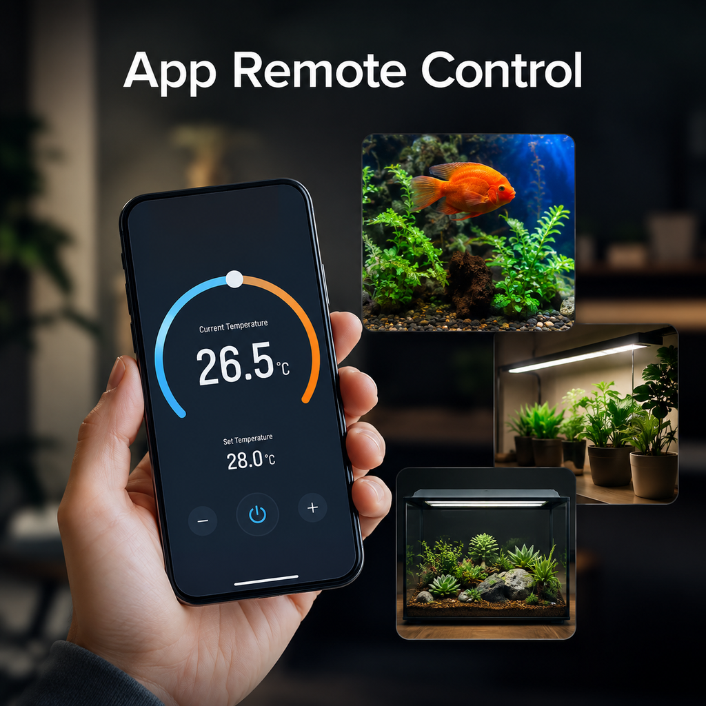 Generic mobile app remote control for WiFi thermostat plug