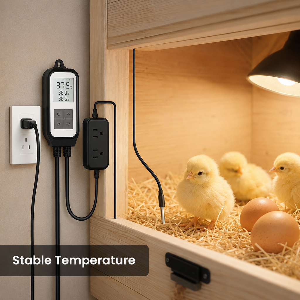 Incubation lifestyle use case with WiFi thermostat plug controller