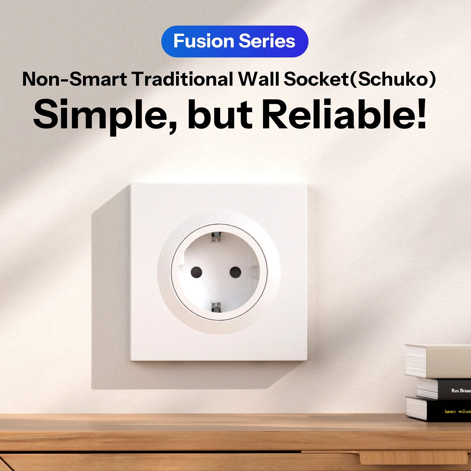 NéoPlug Type F Essential Fusion Series simple reliable wall socket