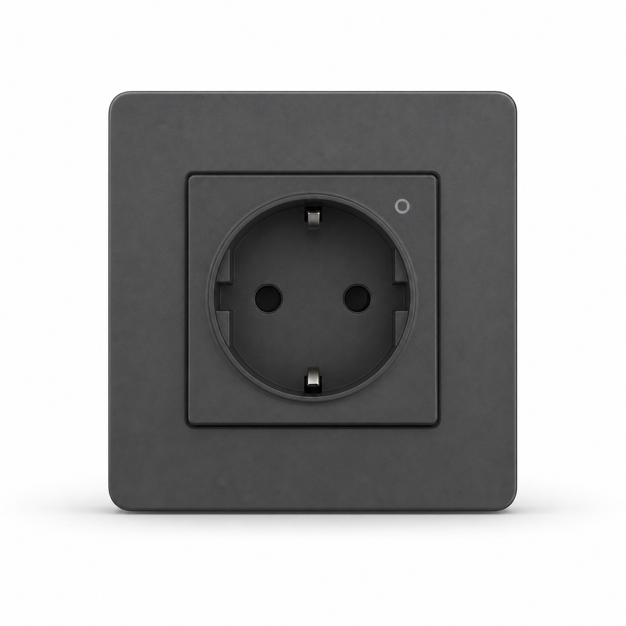 Grey EU wall socket variant studio packshot