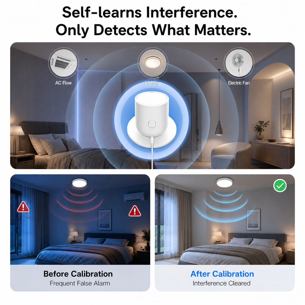 NéoPresence Core Pro self-learning interference calibration image