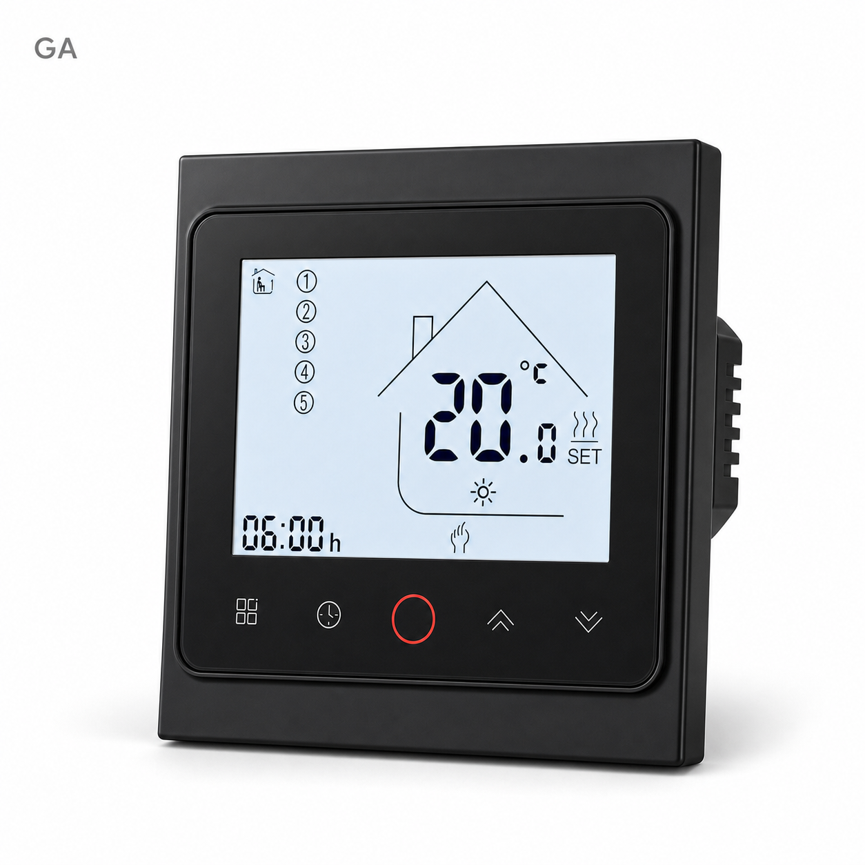NéoPure Therm Comfort GA black wall thermostat