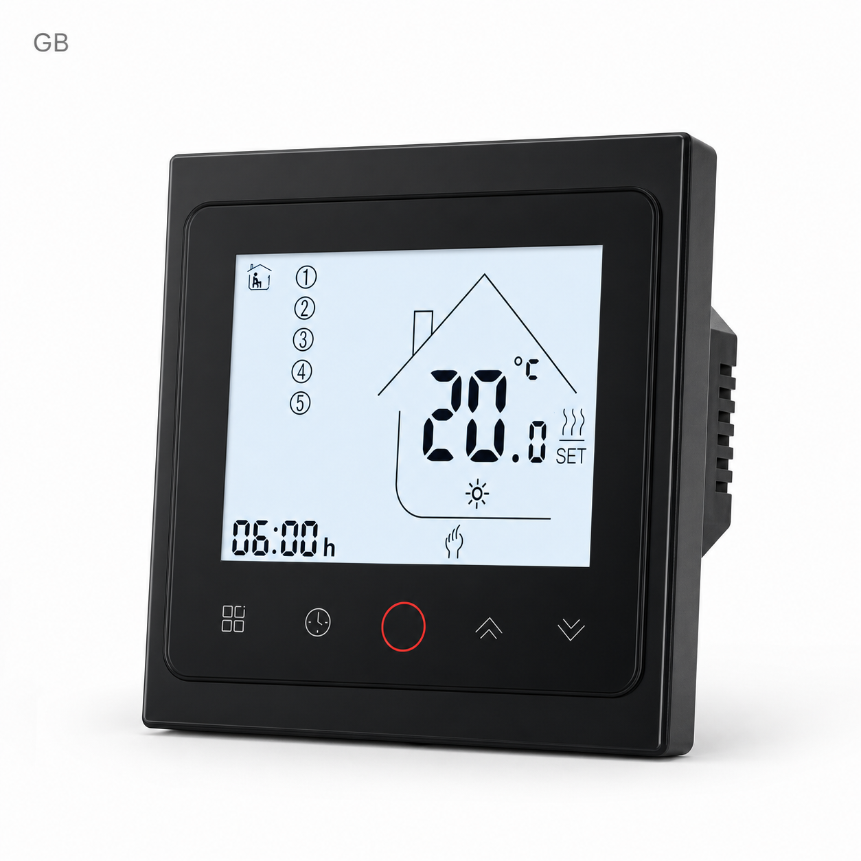 NéoPure Therm Comfort GB black wall thermostat