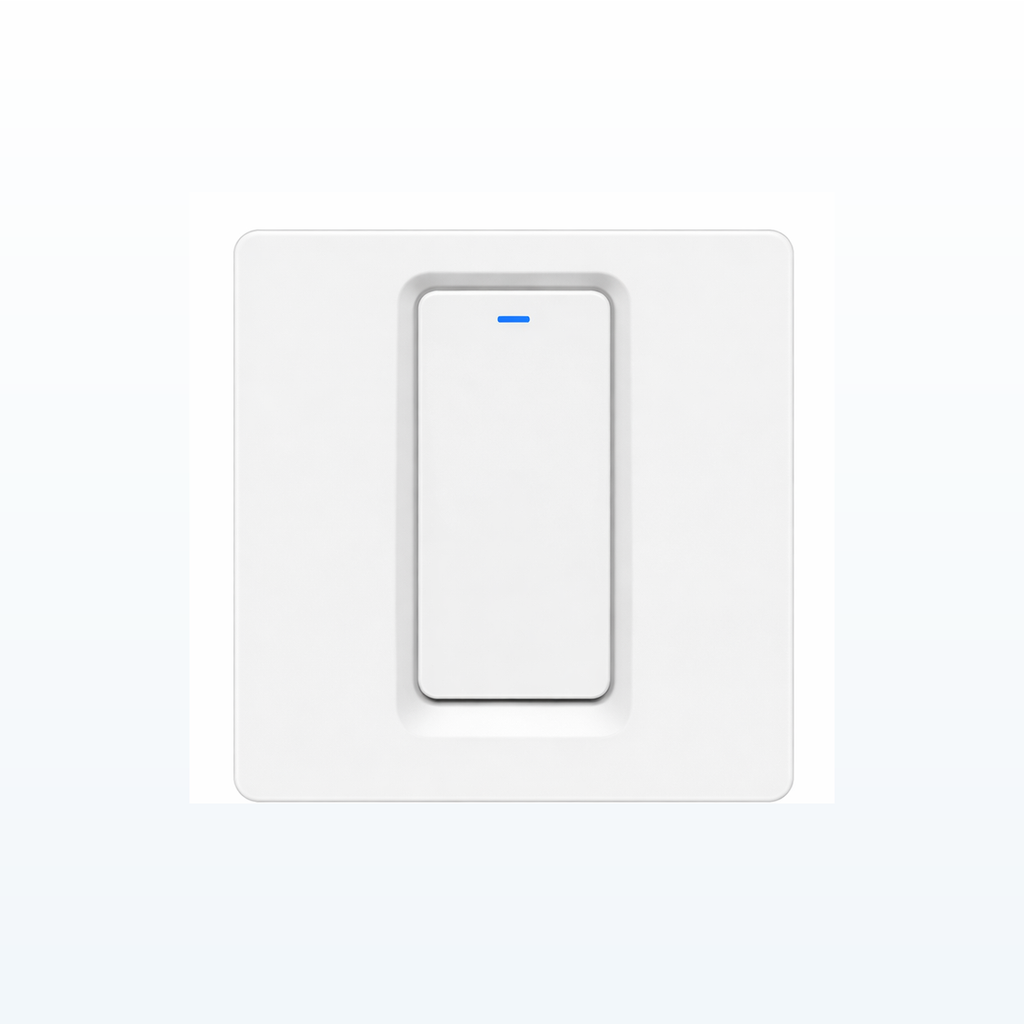 Front studio image of one-button NéoPush Hybrid Comfort switch