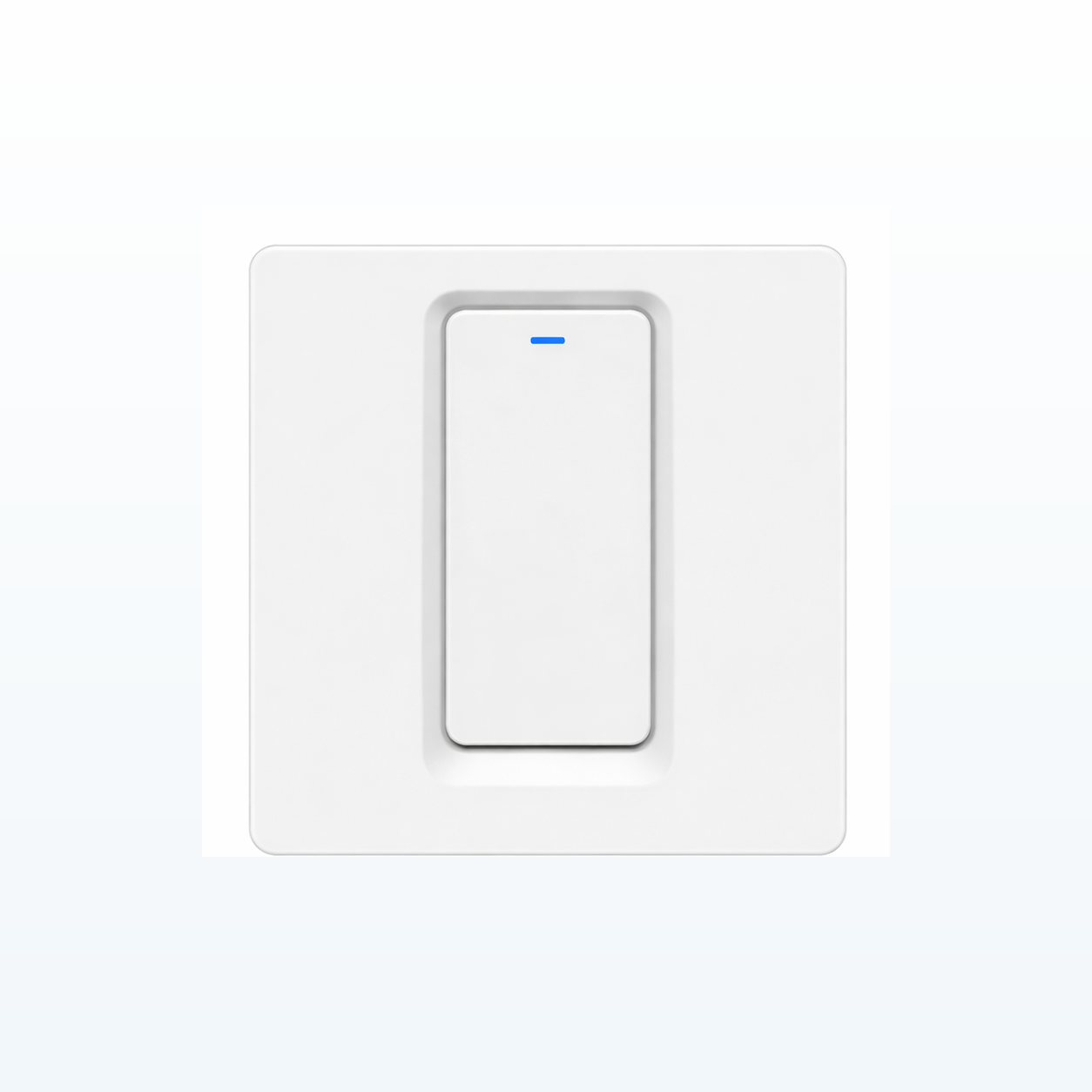 Front studio image of one-button NéoPush Hybrid Comfort switch