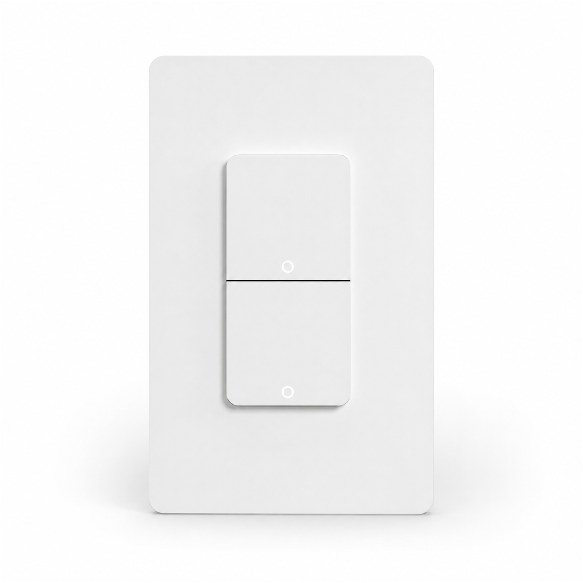 Interrupteur ZigBee NéoPush Hybrid format US blanc 2 canaux