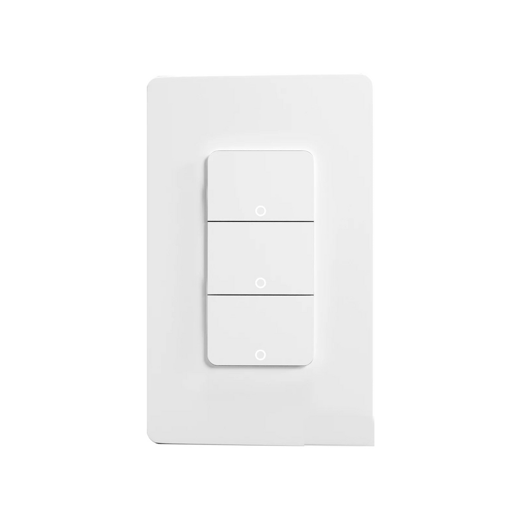Interrupteur ZigBee NéoPush Hybrid format US blanc 3 canaux