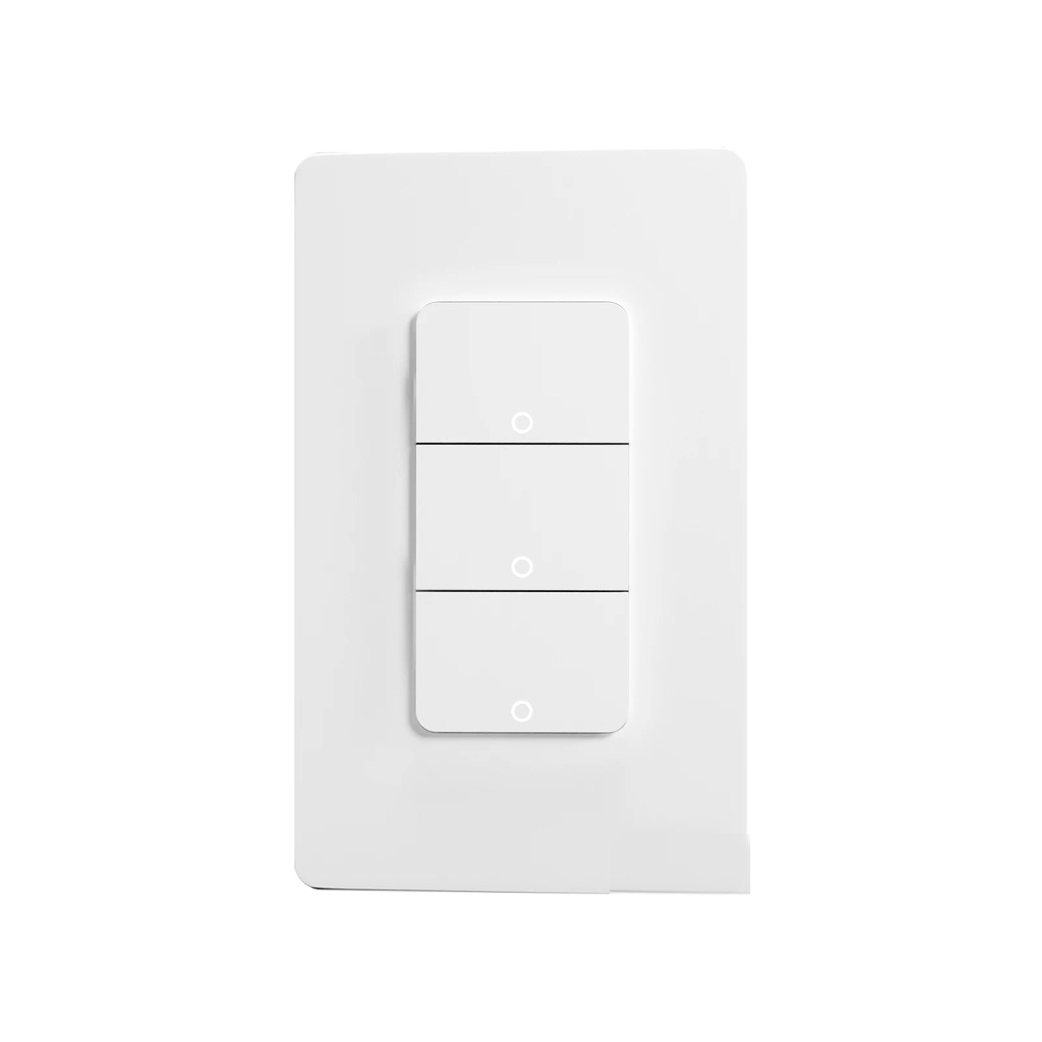 Interrupteur ZigBee NéoPush Hybrid format US blanc 3 canaux