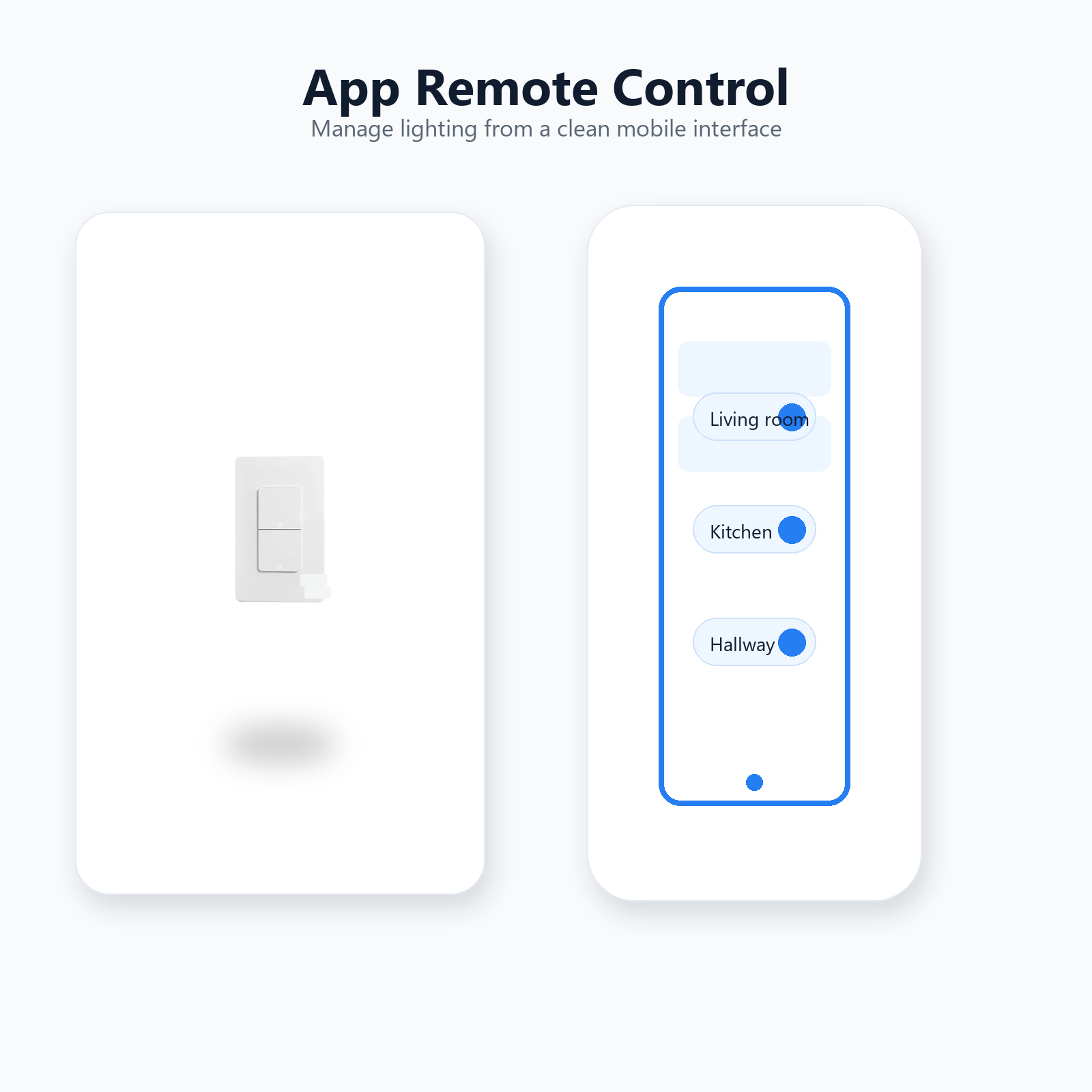App remote control visual for NéoPush ZigBee Hybrid