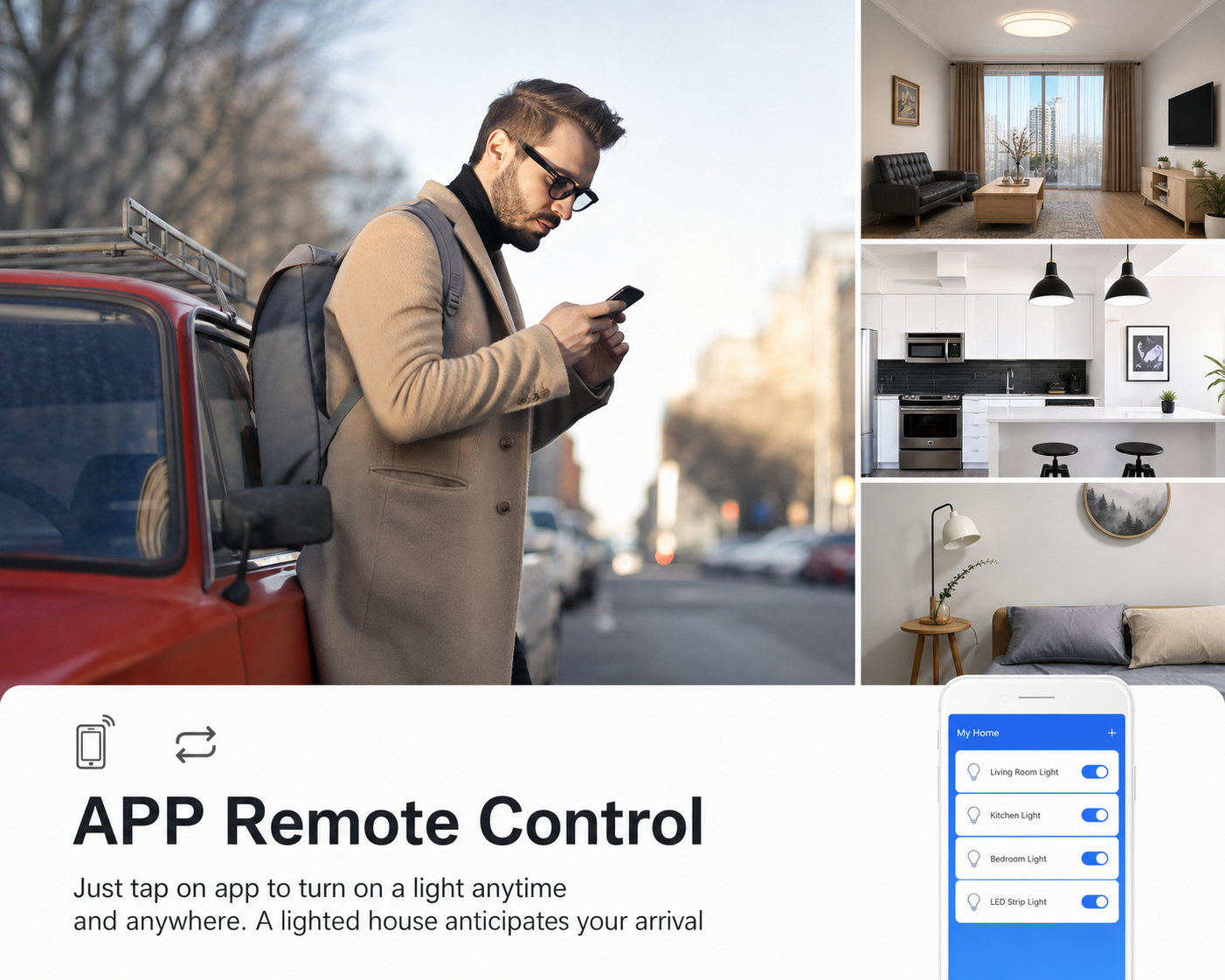 NéoRelay 4CH Pro app remote control lifestyle feature image