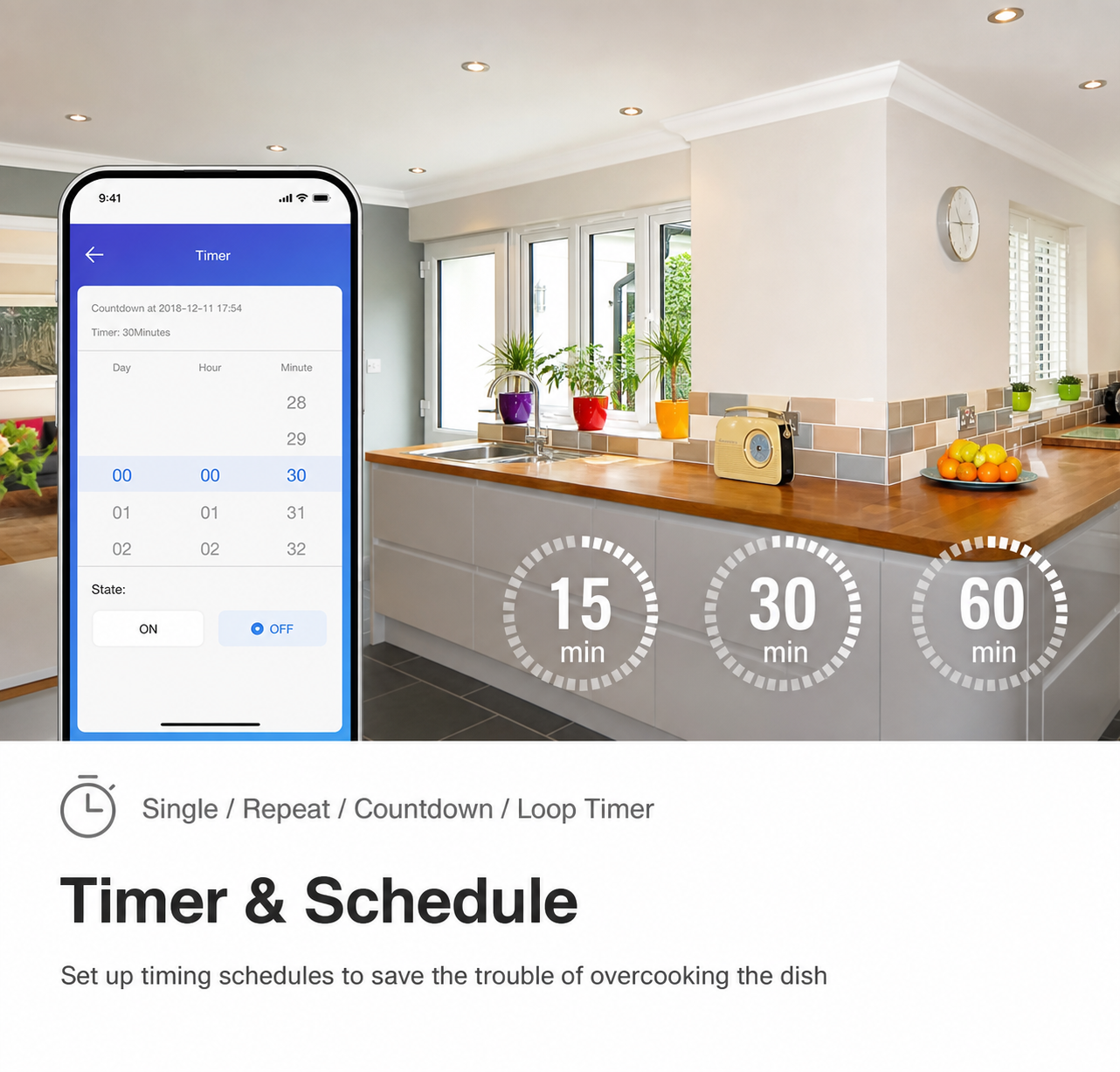 NéoRelay 4CH Pro timer and schedule app feature image