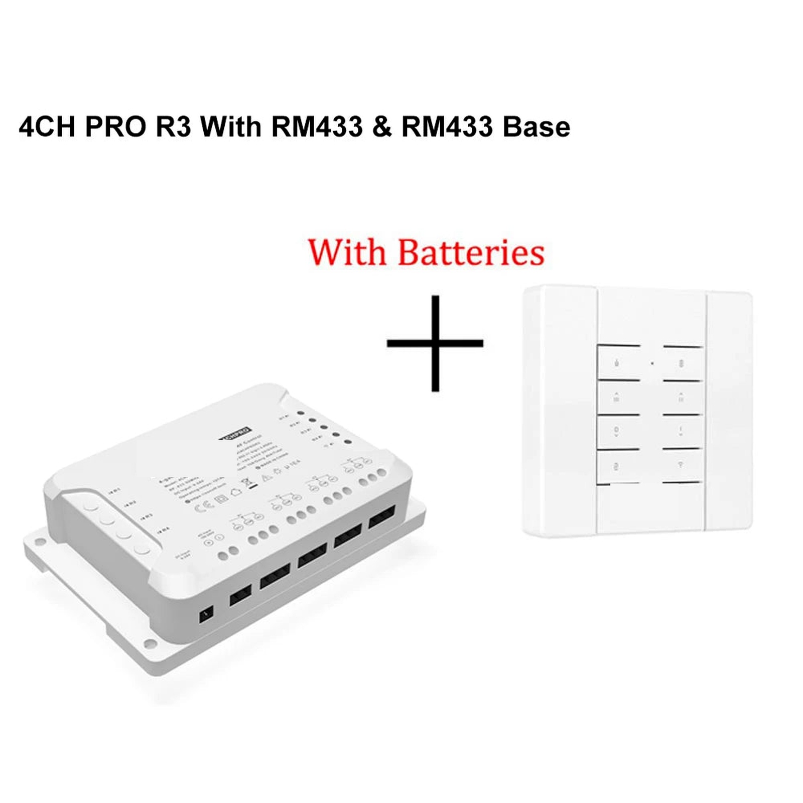 NéoRelay 4CH Pro 4CH PRO R3 with RM433 and RM433 Base variant image