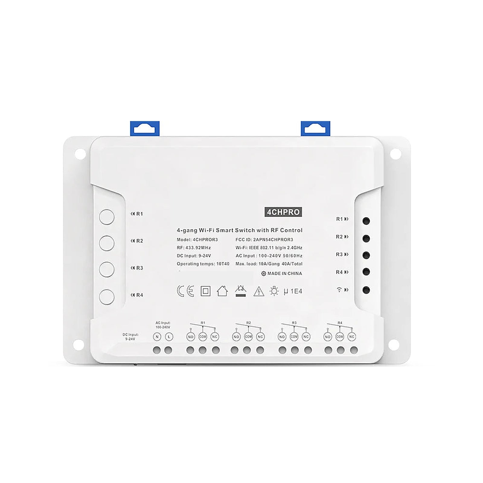 NéoRelay 4CH Pro R3 module Wi-Fi 4 canaux