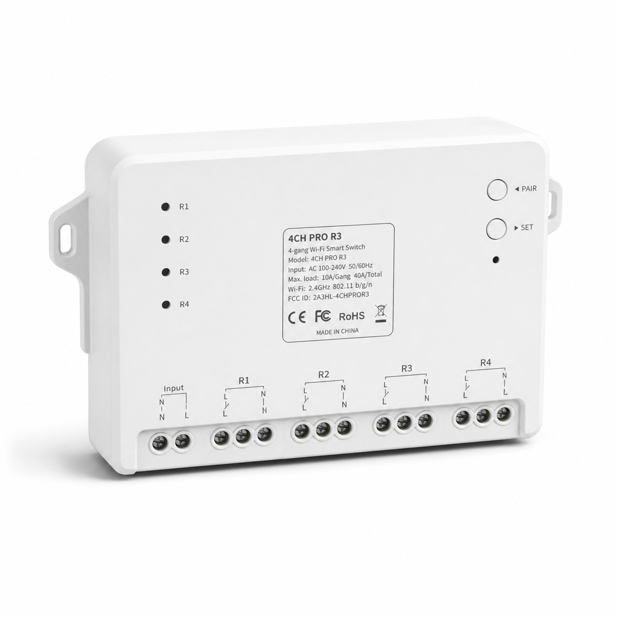 NéoRelay 4CH Pro studio product image on white background