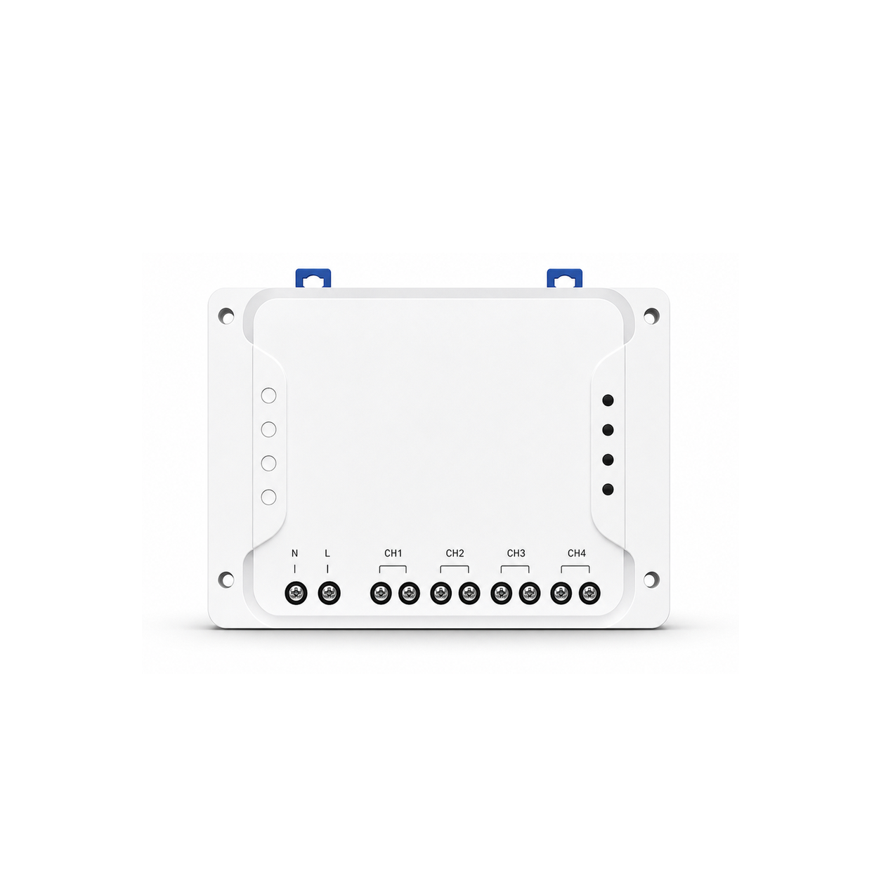 Module relais Wi-Fi RF NéoRelay 4CH R3 sur fond blanc