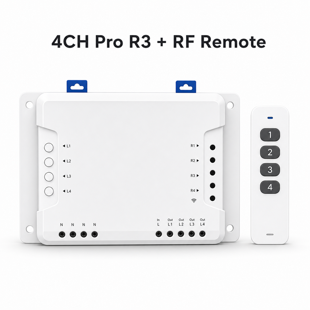 4CH Pro R3 relay kit with RF remote