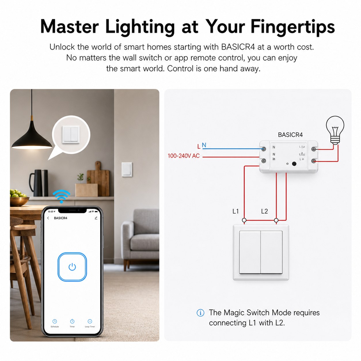 NéoRelay Basic R4 Pro lighting wiring diagram image