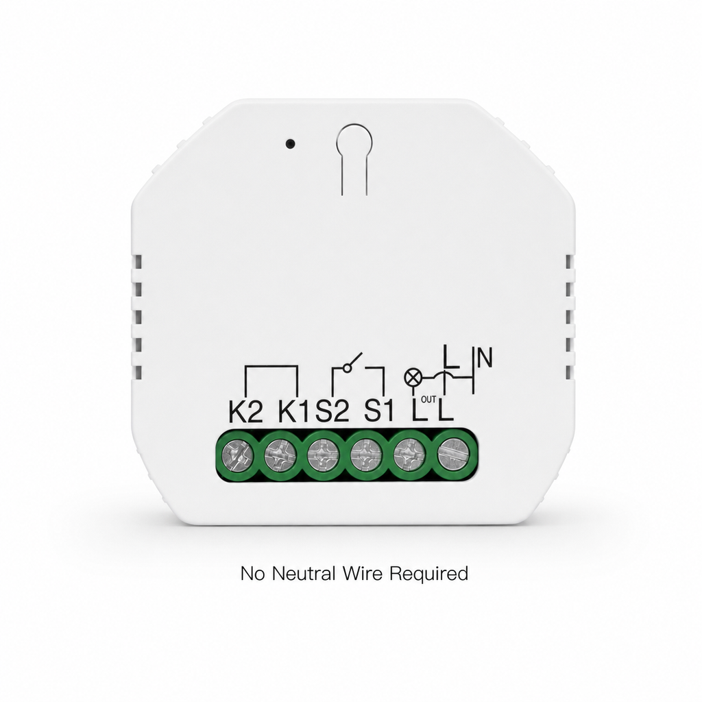 NéoRelay Comfort 1 Gang L ZigBee switch module - No Neutral Wire Required