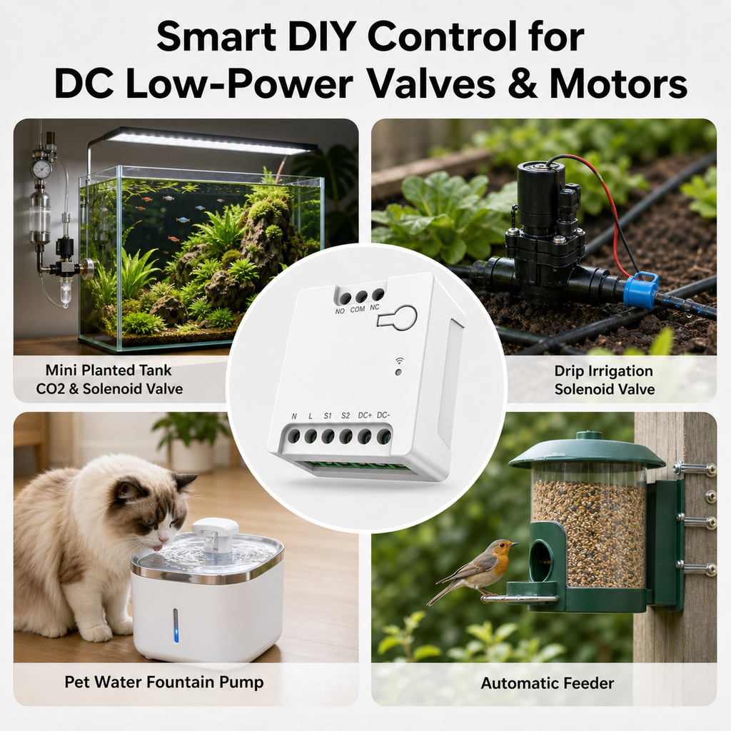 NéoRelay Dry Contact Pro smart DIY control for valves and motors image