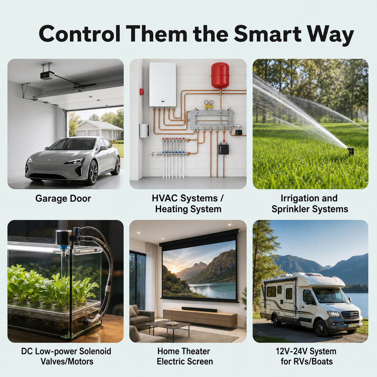 NéoRelay Dry Contact Pro smart control use cases image