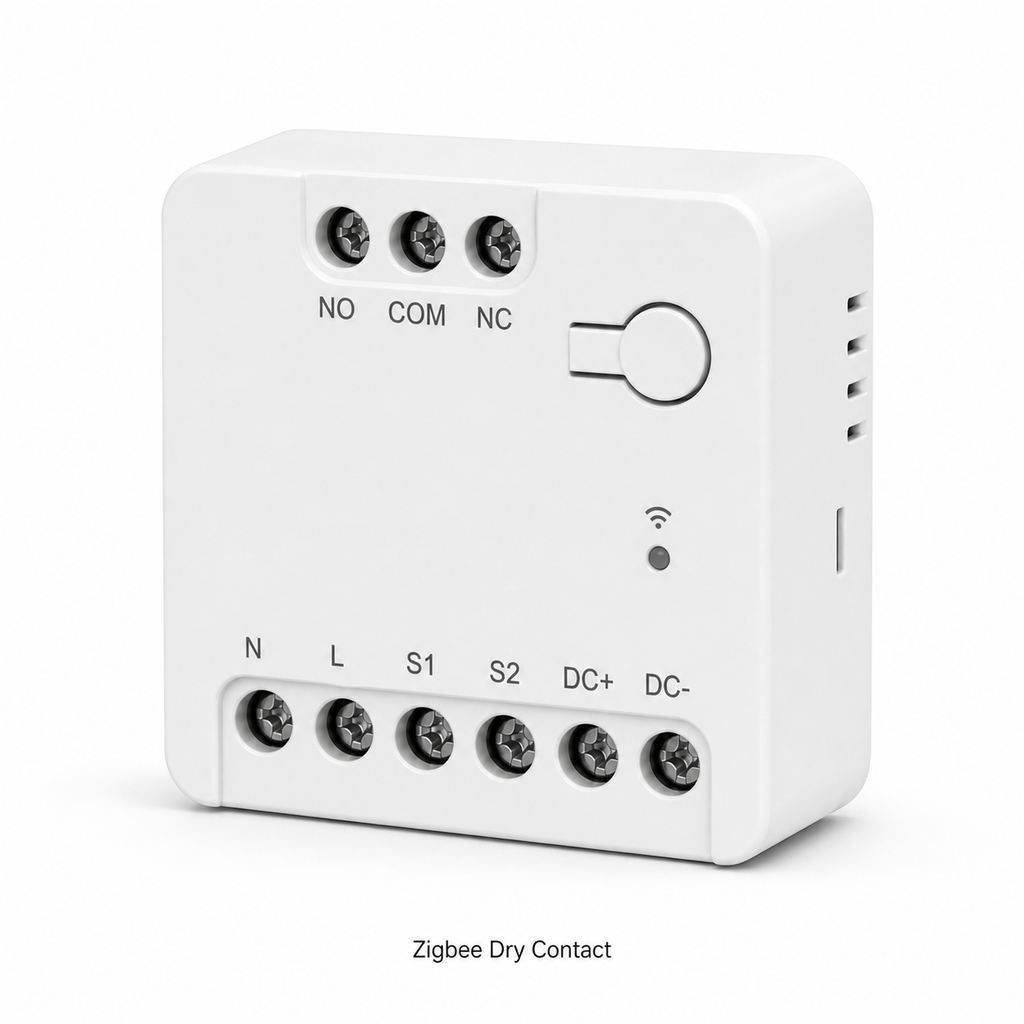 NéoRelay Dry Contact Pro Zigbee dry contact studio product image