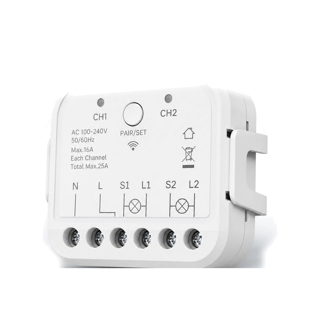 Lot de 1 module Wi-Fi double commande NéoRelay Dual R3 Pro sur fond blanc