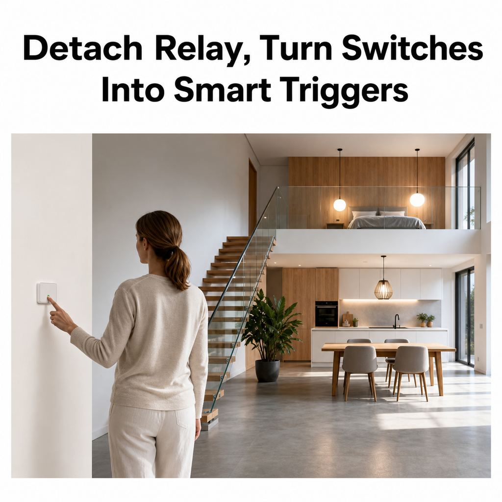 NéoRelay Duo-L ZigBee Pro detach relay smart trigger lighting scene