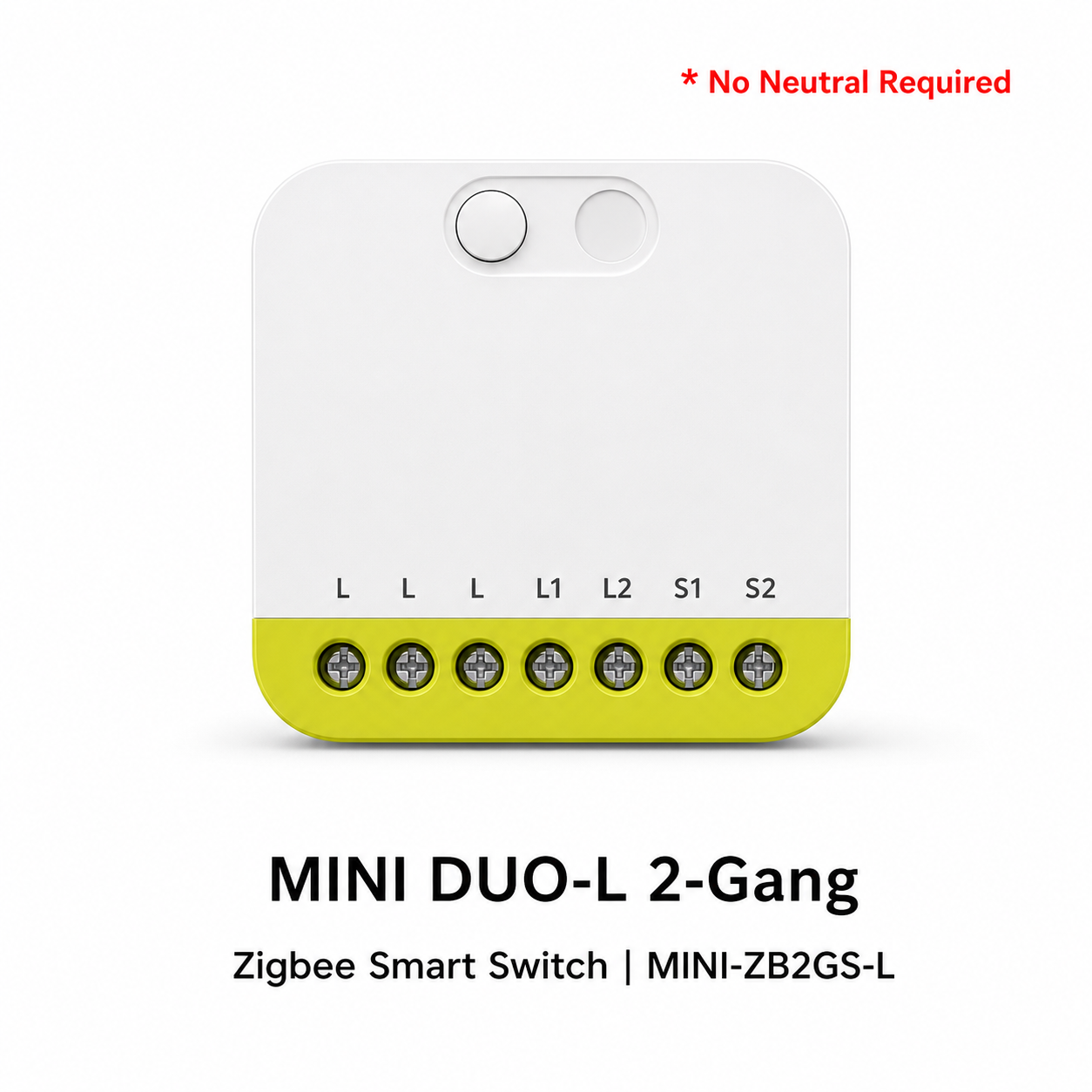NéoRelay Duo-L ZigBee Pro MINI DUO-L 2-Gang Zigbee smart switch single module