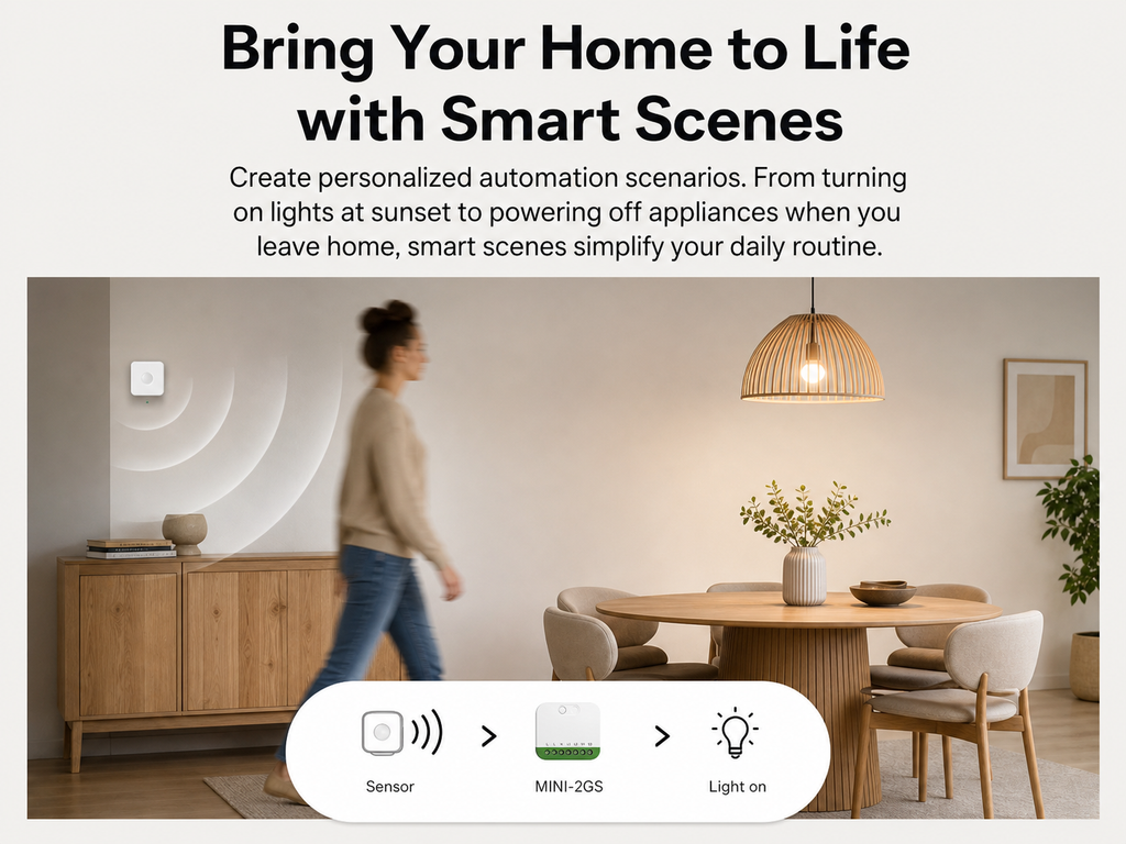 NéoRelay Duo Matter Pro smart scenes and automation lifestyle feature image