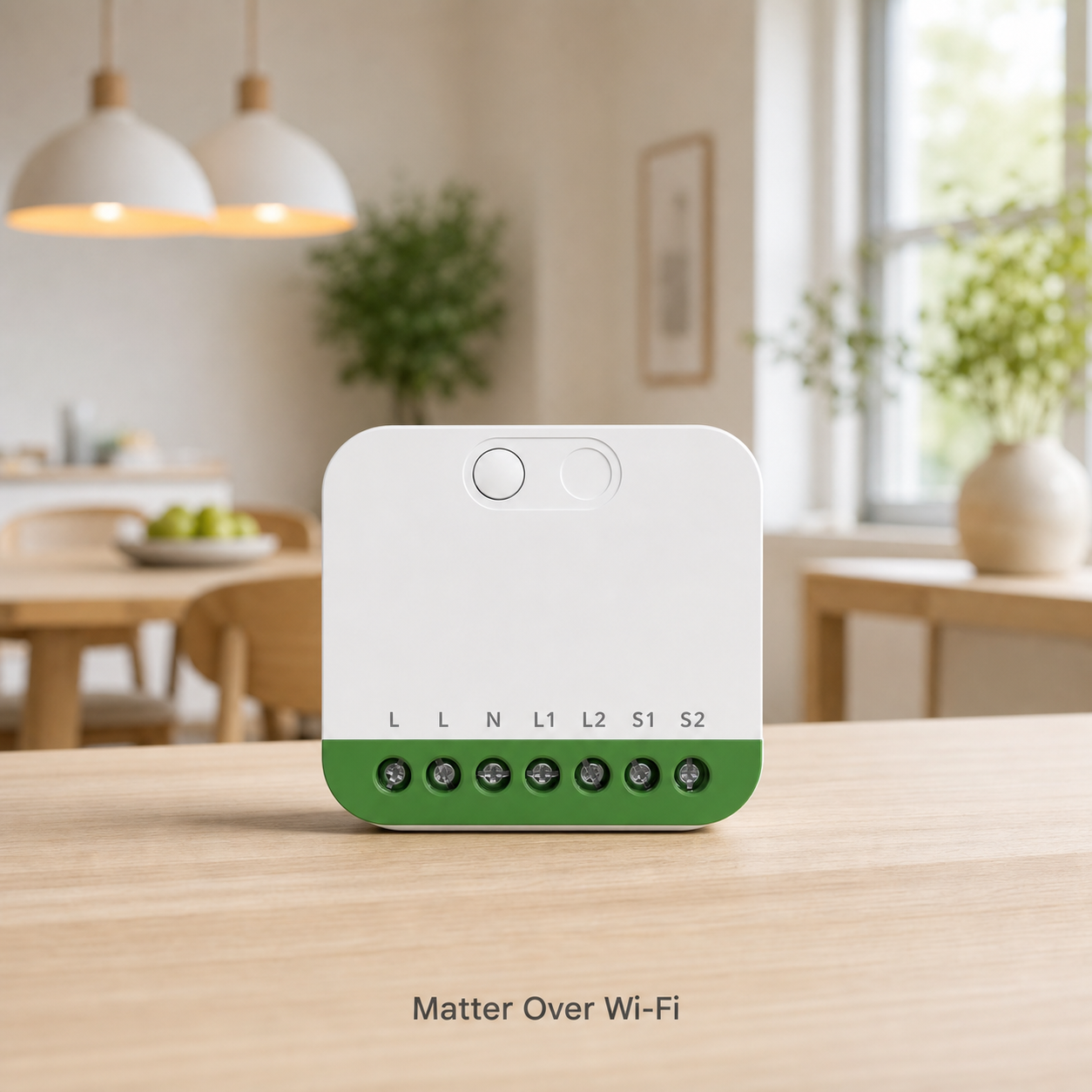 NéoRelay Duo Matter Pro MINI-2GS Matter over Wi-Fi lifestyle product image
