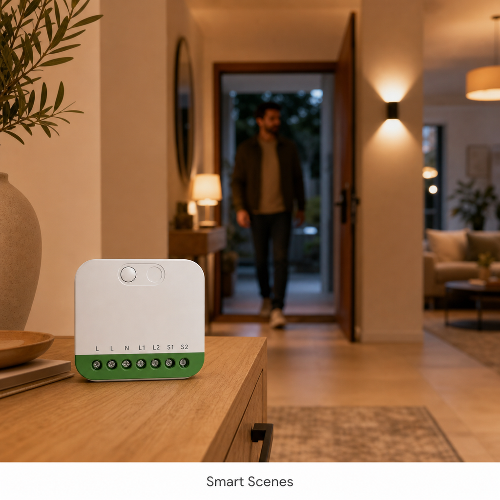 NéoRelay Duo Matter Pro MINI-2GS smart scenes lifestyle image