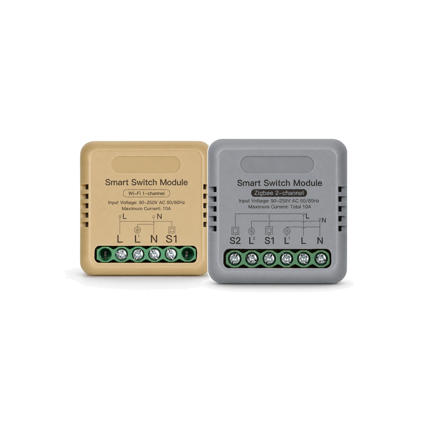 Modules interrupteur connectés NéoRelay Mini Comfort Wi-Fi et ZigBee