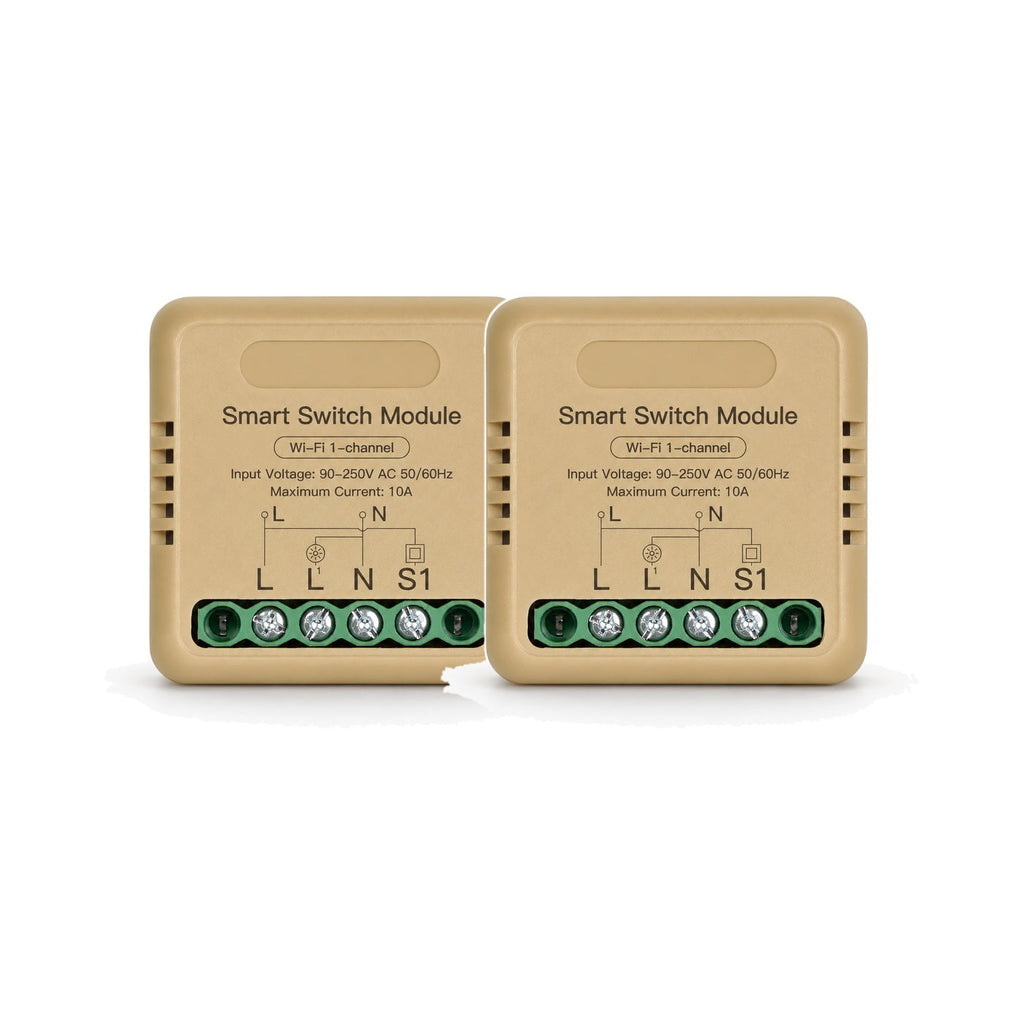 Module interrupteur connecté NéoRelay Mini Comfort Wi-Fi 1 voie lot de 2