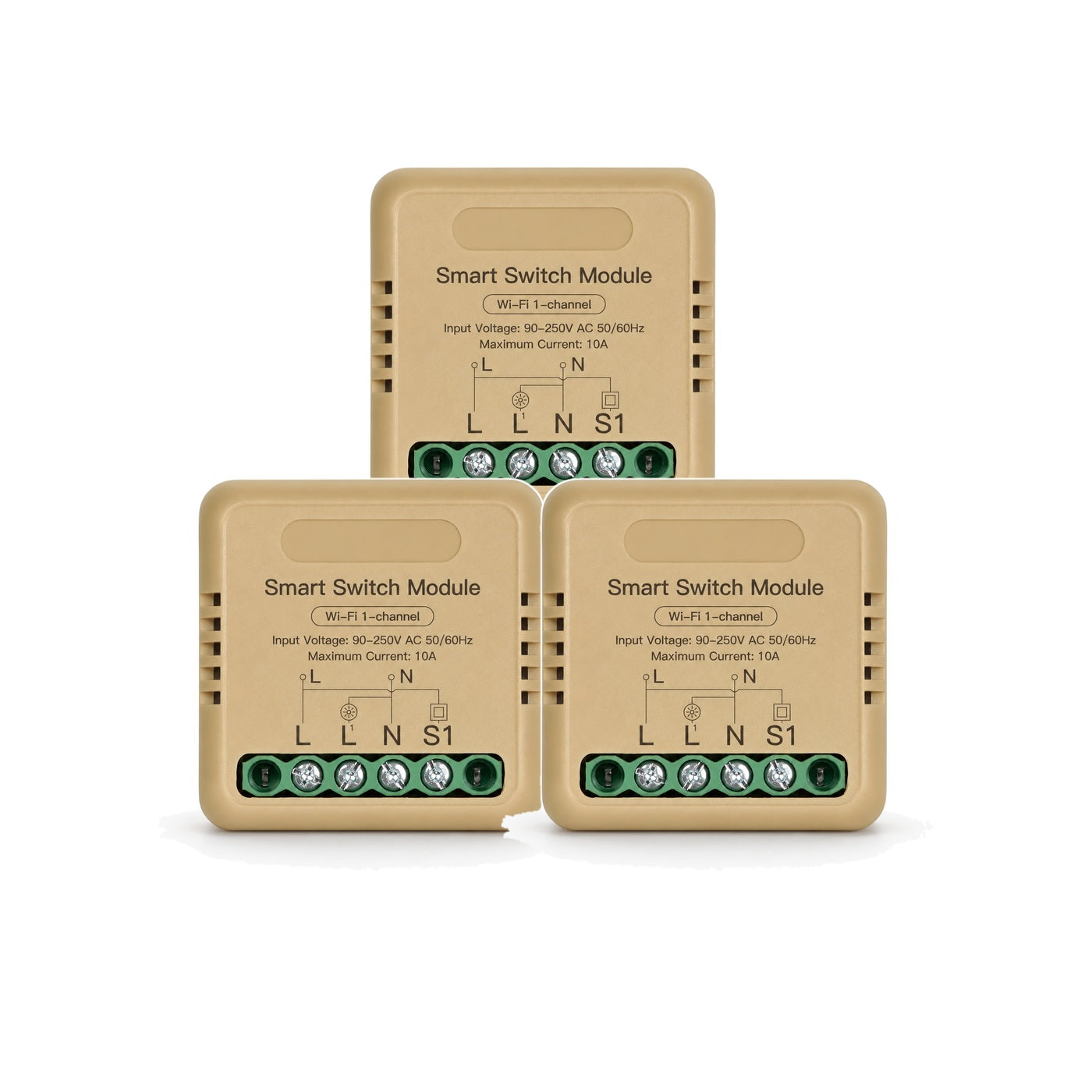 Module interrupteur connecté NéoRelay Mini Comfort Wi-Fi 1 voie lot de 3