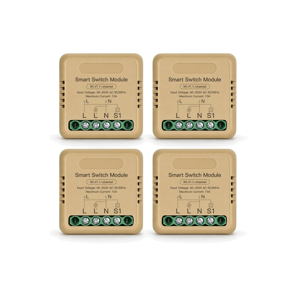 Module interrupteur connecté NéoRelay Mini Comfort Wi-Fi 1 voie lot de 4