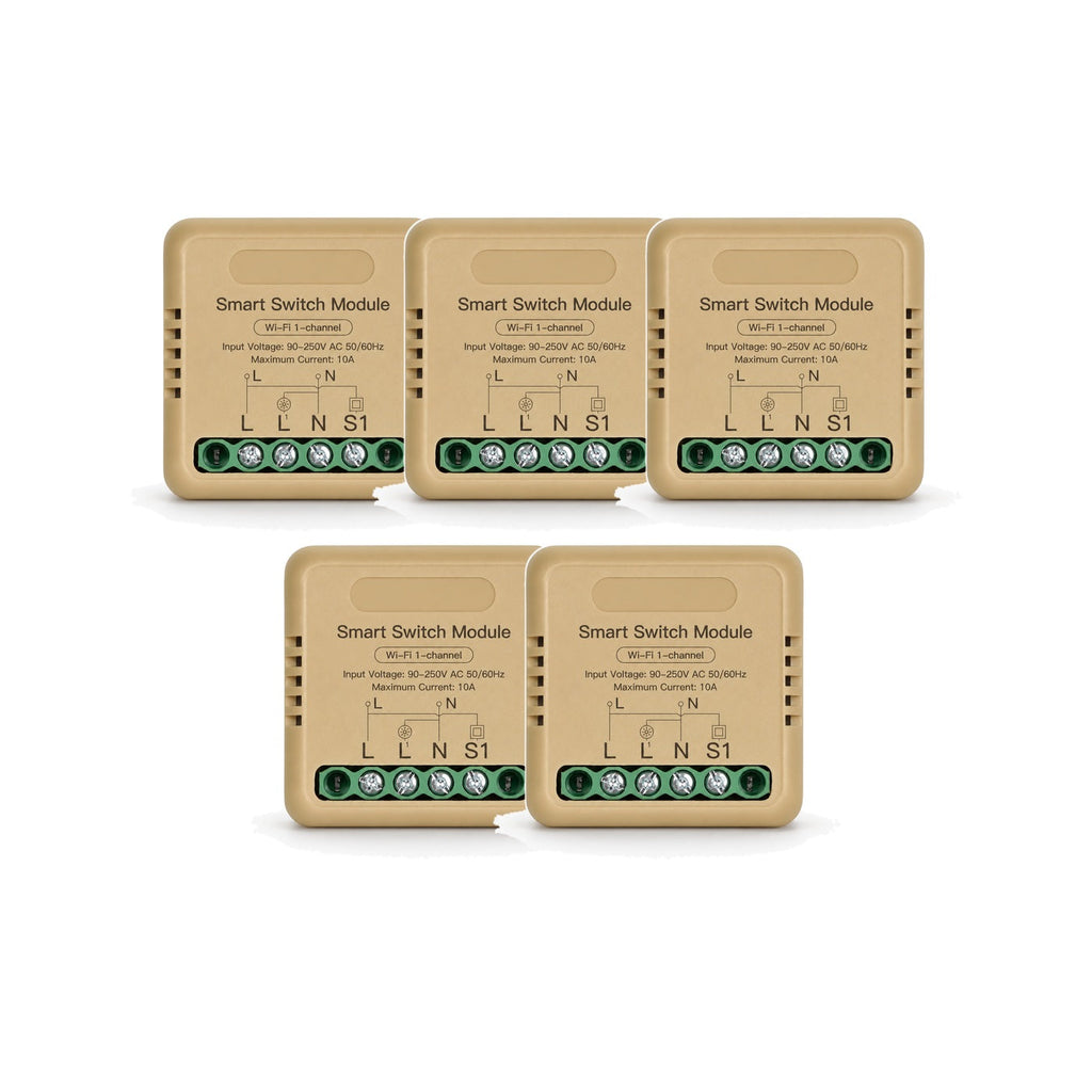 Module interrupteur connecté NéoRelay Mini Comfort Wi-Fi 1 voie lot de 5