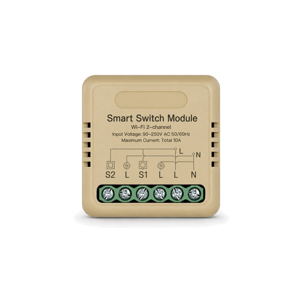 Module interrupteur connecté NéoRelay Mini Comfort Wi-Fi 2 voies lot de 1