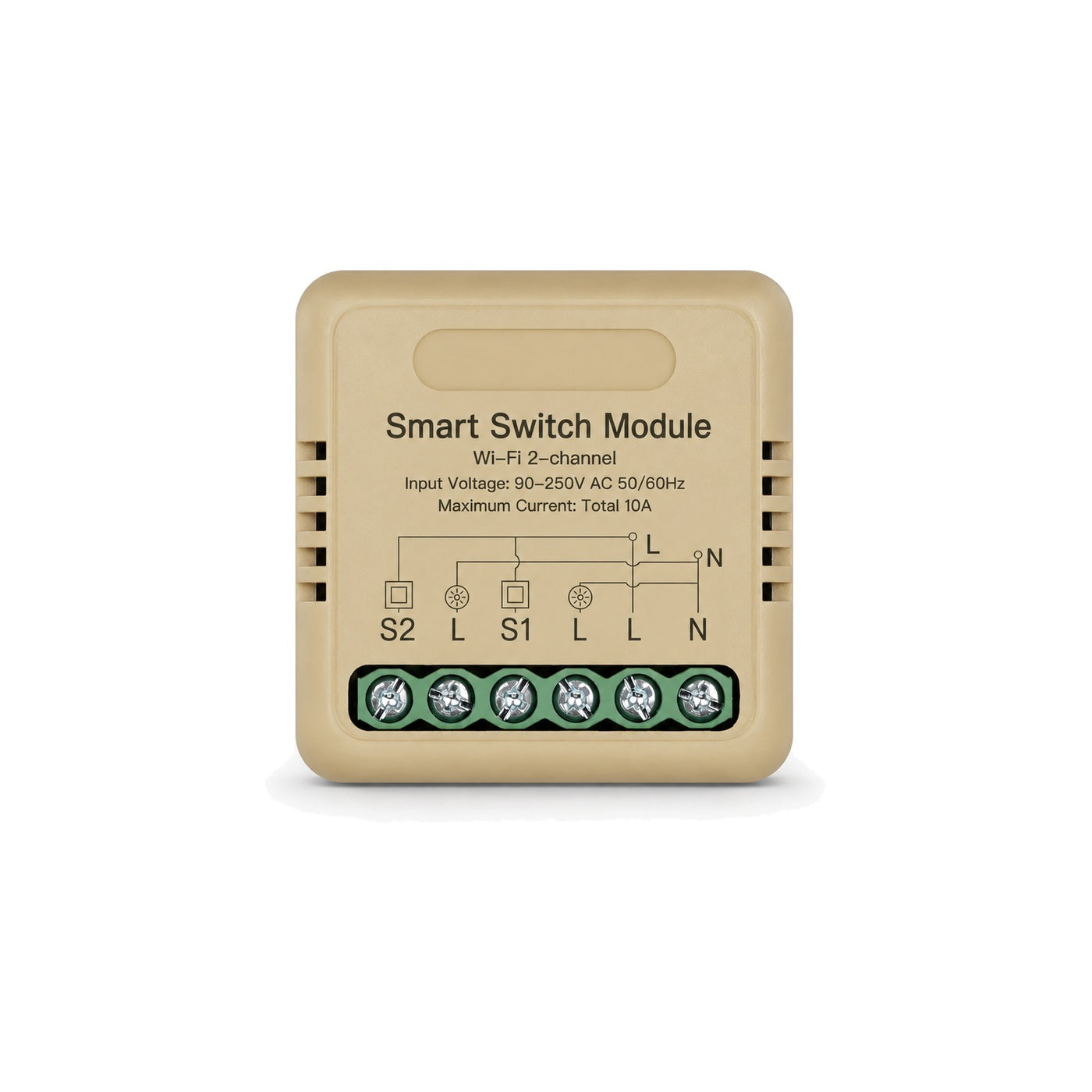 Module interrupteur connecté NéoRelay Mini Comfort Wi-Fi 2 voies lot de 1