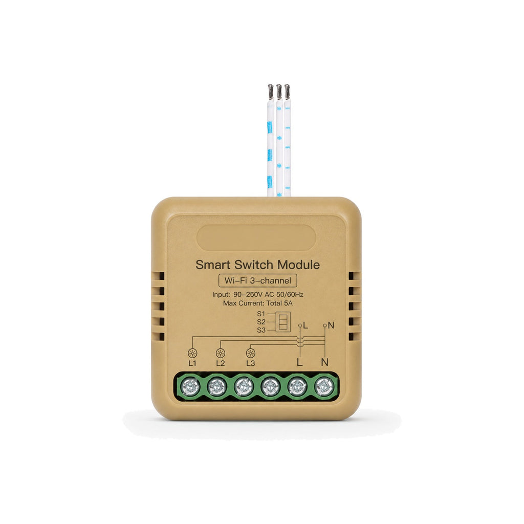 Module interrupteur connecté NéoRelay Mini Comfort Wi-Fi 3 voies lot de 1