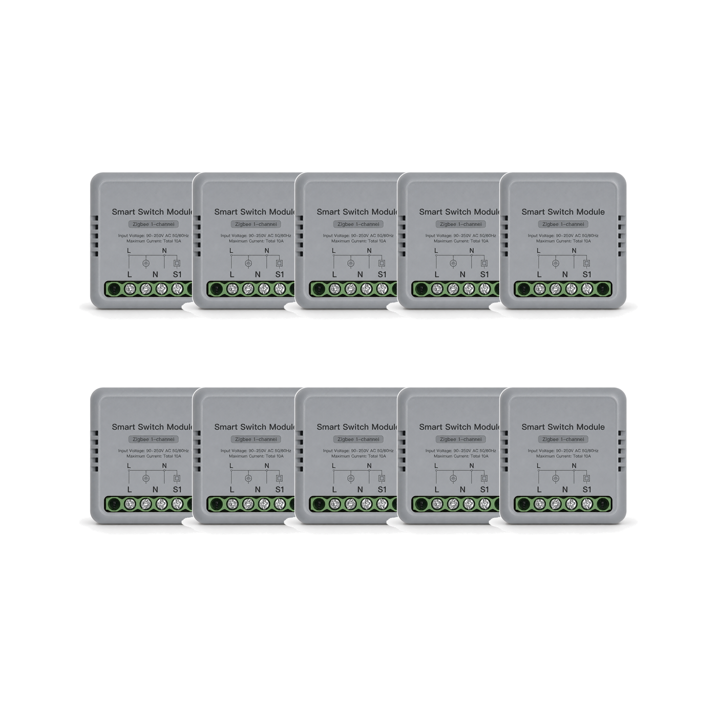 Module interrupteur connecté NéoRelay Mini Comfort ZigBee 1 voie lot de 10