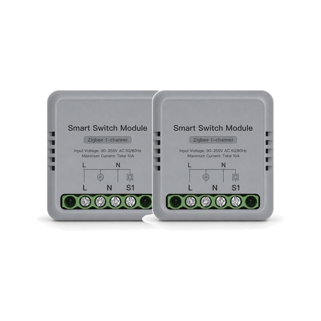 Module interrupteur connecté NéoRelay Mini Comfort ZigBee 1 voie lot de 2