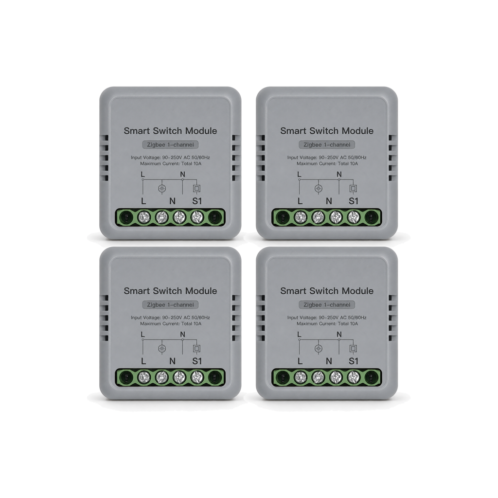 Module interrupteur connecté NéoRelay Mini Comfort ZigBee 1 voie lot de 4
