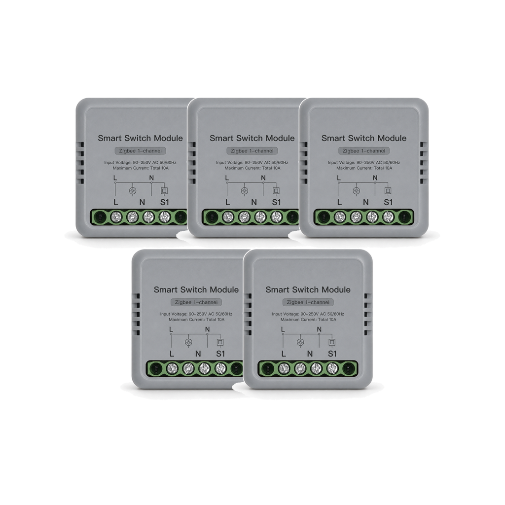 Module interrupteur connecté NéoRelay Mini Comfort ZigBee 1 voie lot de 5