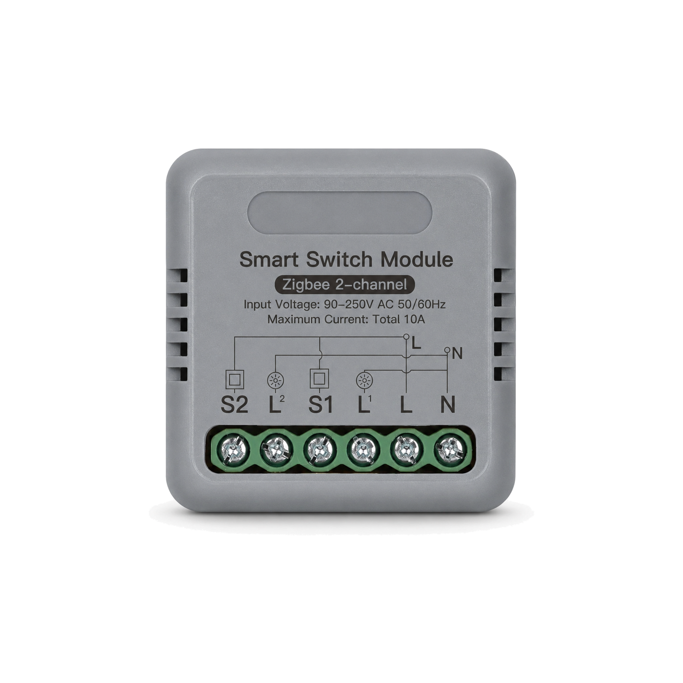 Module interrupteur connecté NéoRelay Mini Comfort ZigBee 2 voies lot de 1