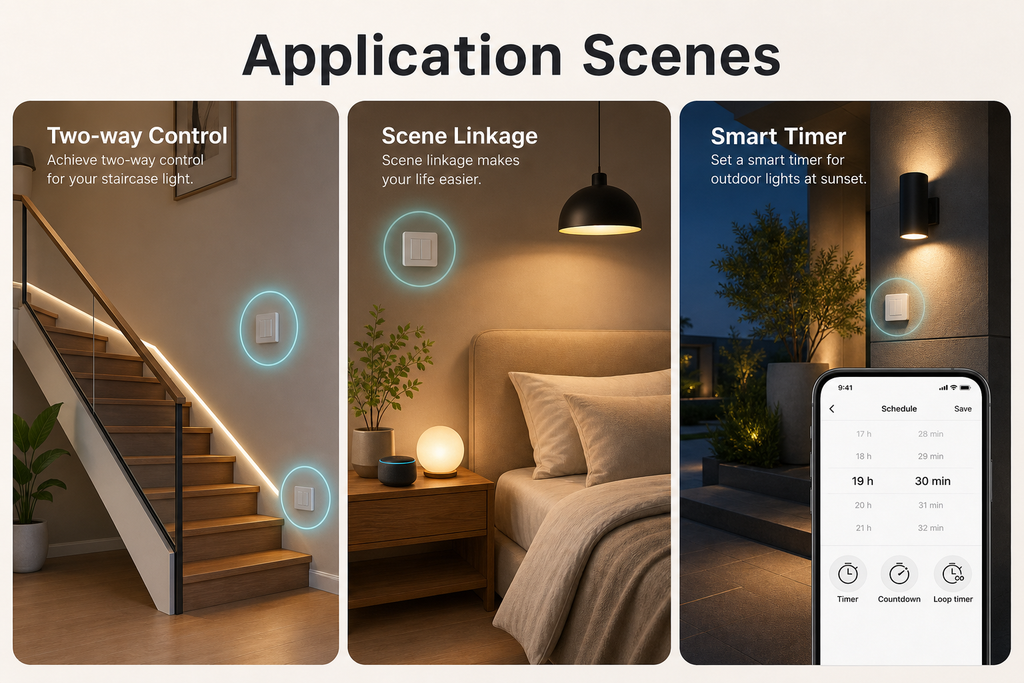 NéoRelay Mini L2 Pro - ZigBee relay application scenes image