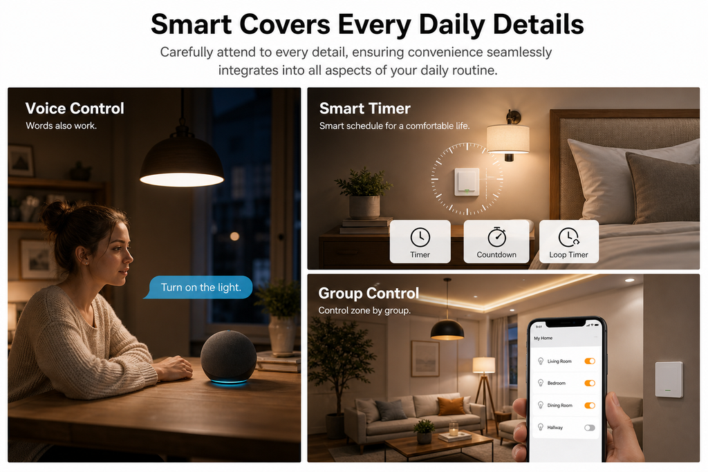 NéoRelay Mini R2 ZigBee Pro voice control smart timer and group control features