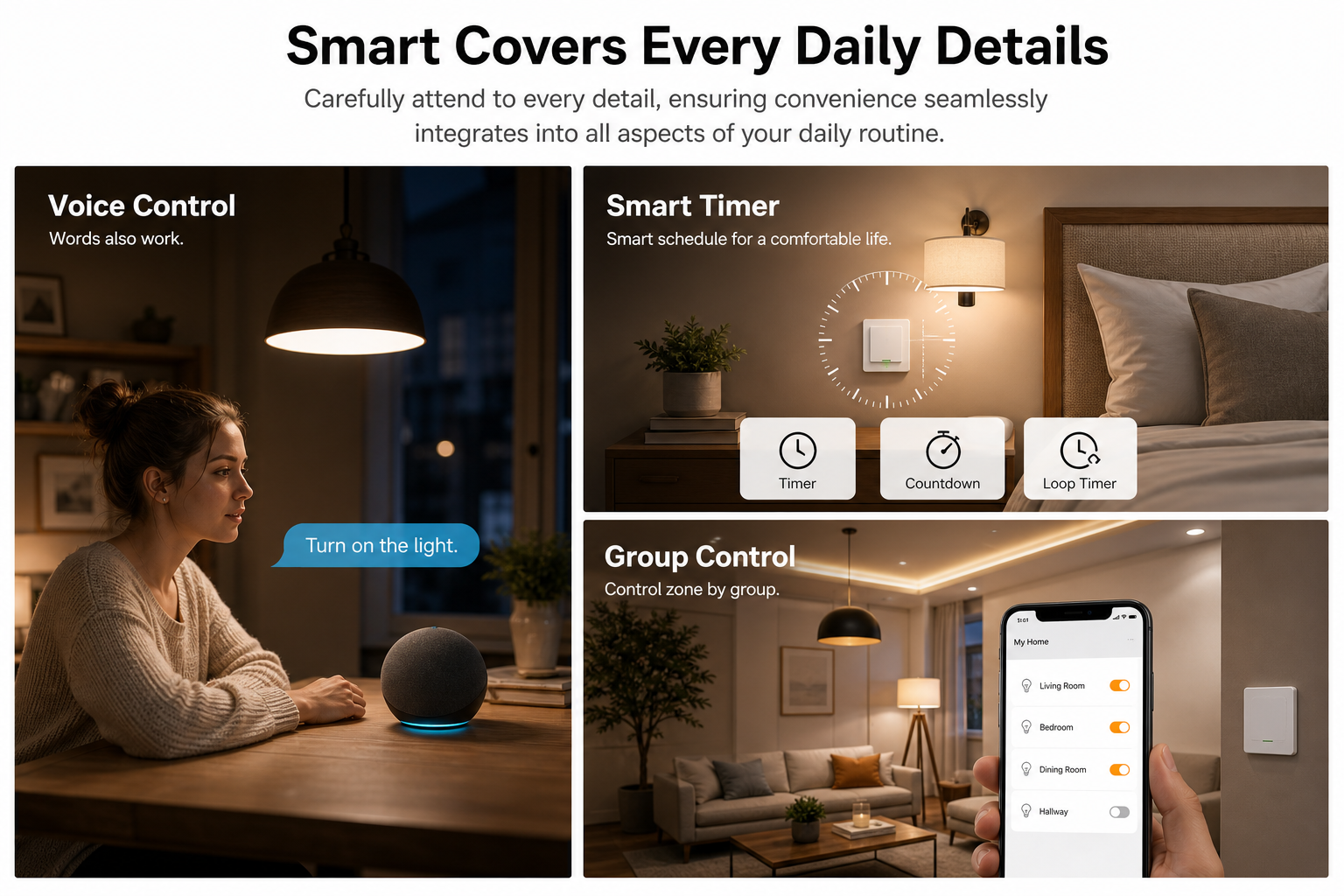 NéoRelay Mini R2 ZigBee Pro voice control smart timer and group control features