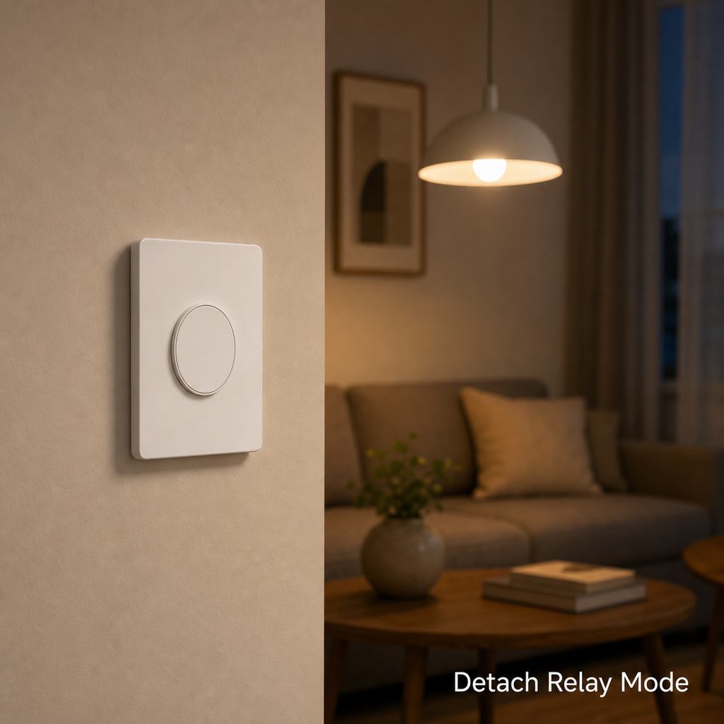 NéoRelay Mini ZigBee Pro wall switch with Detach Relay Mode